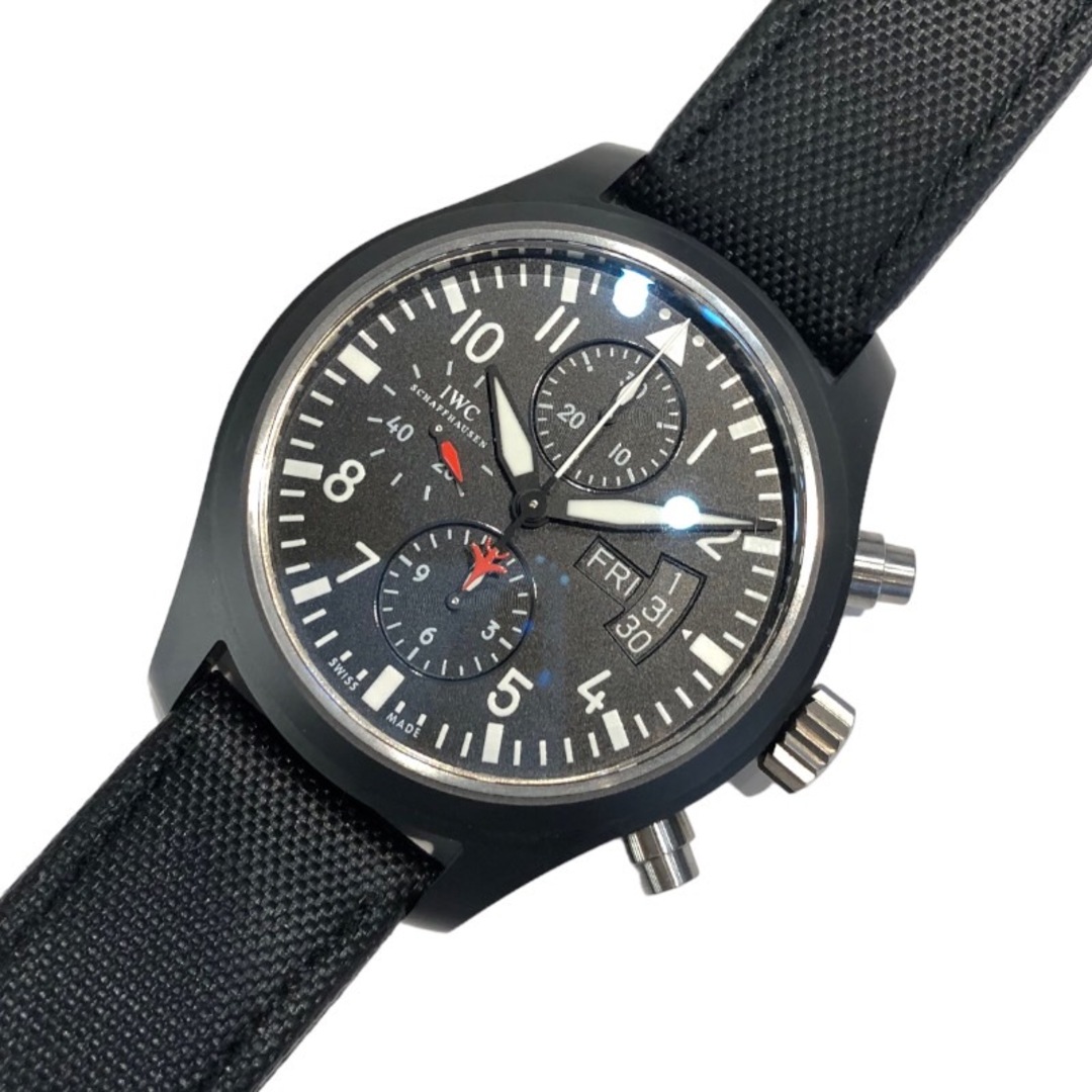 インターナショナルウォッチカンパニー IWC パイロットウォッチクロノグラフ　トップガン IW378901 セラミック メンズ 腕時計