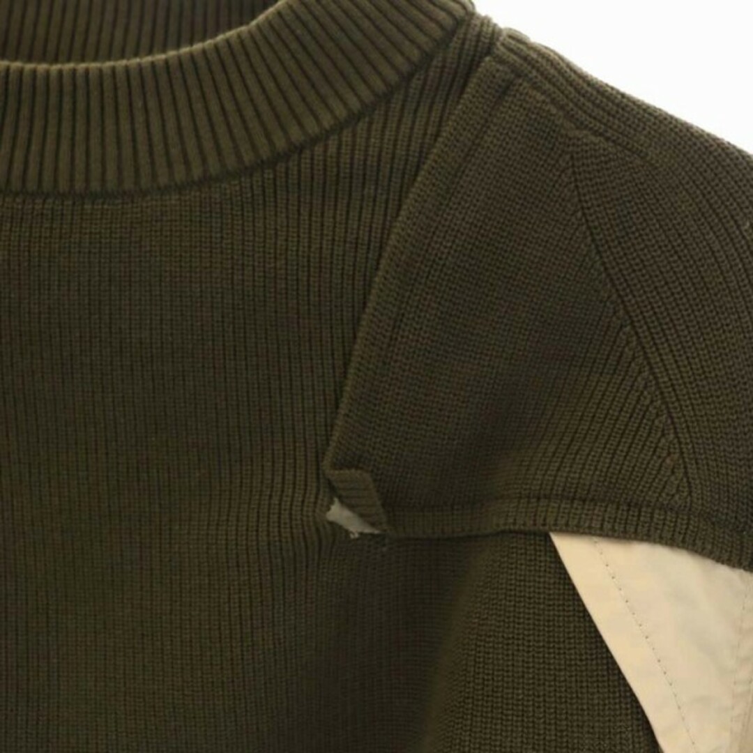 サカイ 22SS Nylon Twill Mix Knit Pullover 6