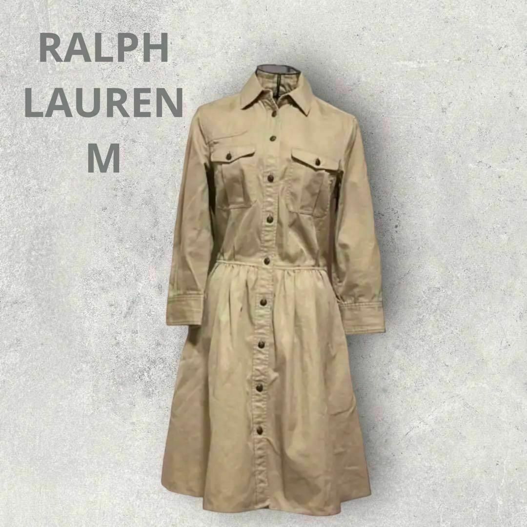 Ralph Lauren   春秋 ラルフローレン ラグビー 長袖 シャツワンピース