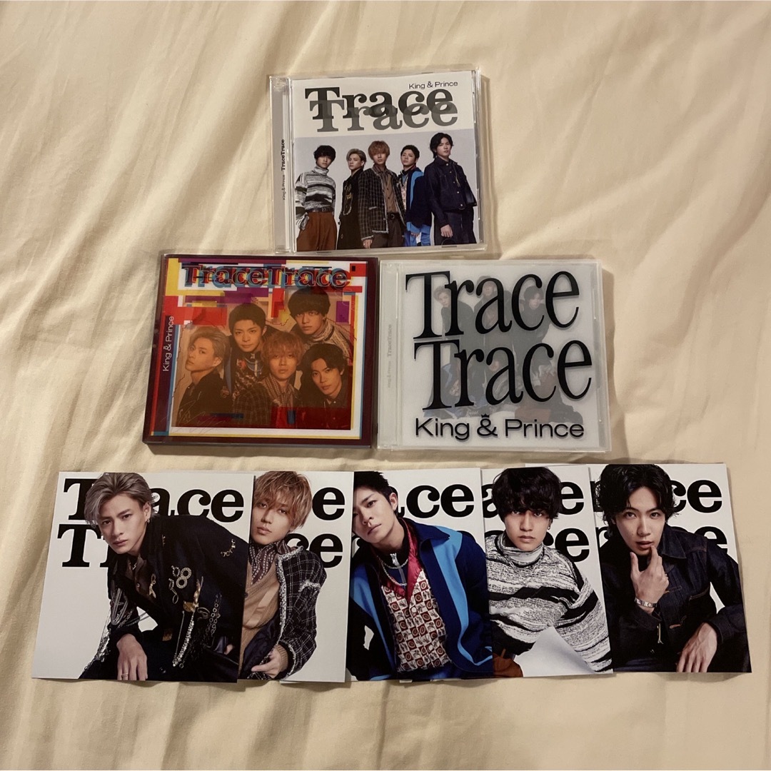 King & Prince(キングアンドプリンス)のKing & Prince キンプリ　Trace Trace 3形態 セット エンタメ/ホビーのCD(ポップス/ロック(邦楽))の商品写真