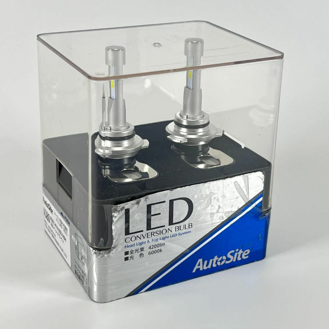 AutoSite LED ヘッドライト HB3 4200lm コンパクト設計