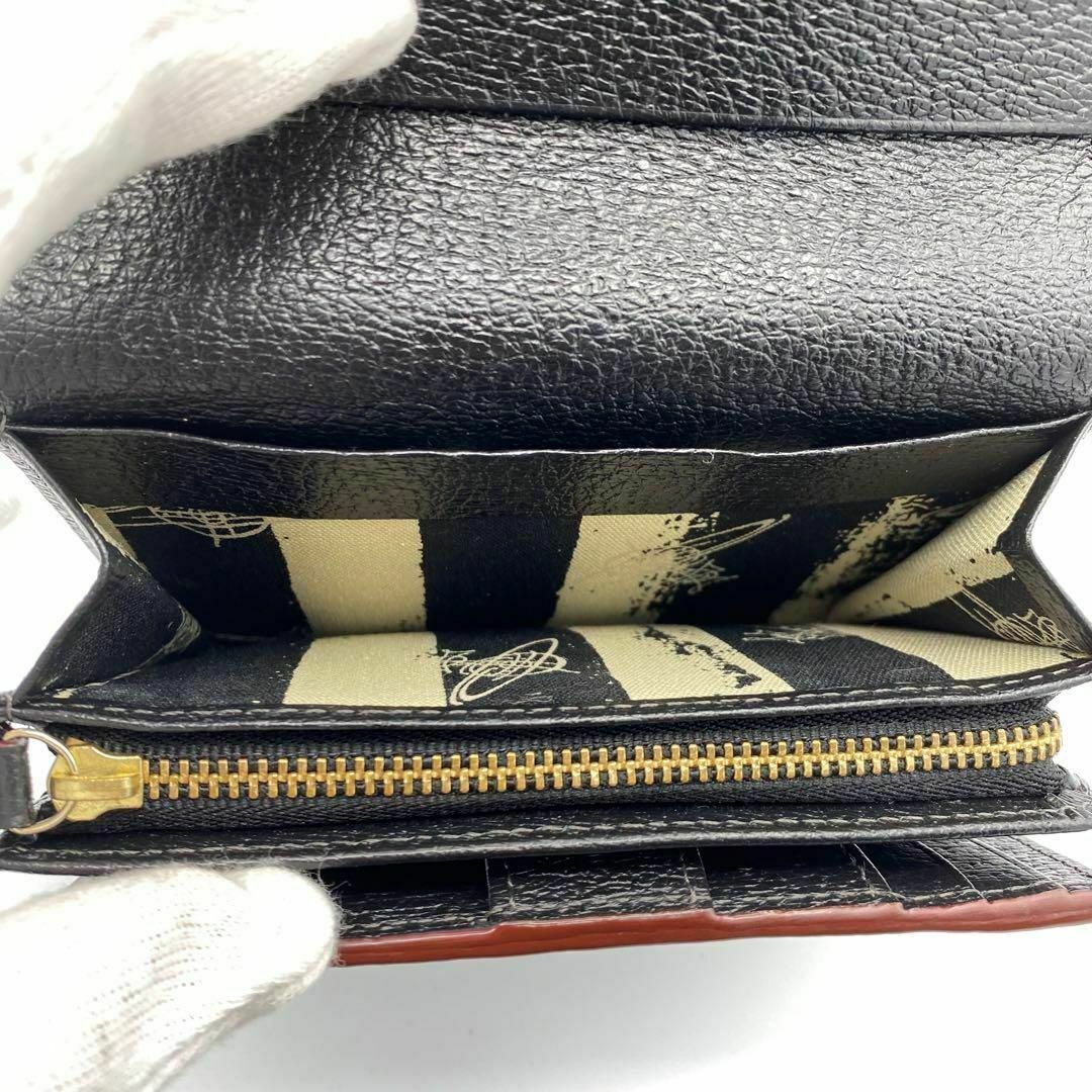 ヴィヴィアンウエストウッド  二つ折り財布 未使用に近い  ブラック
