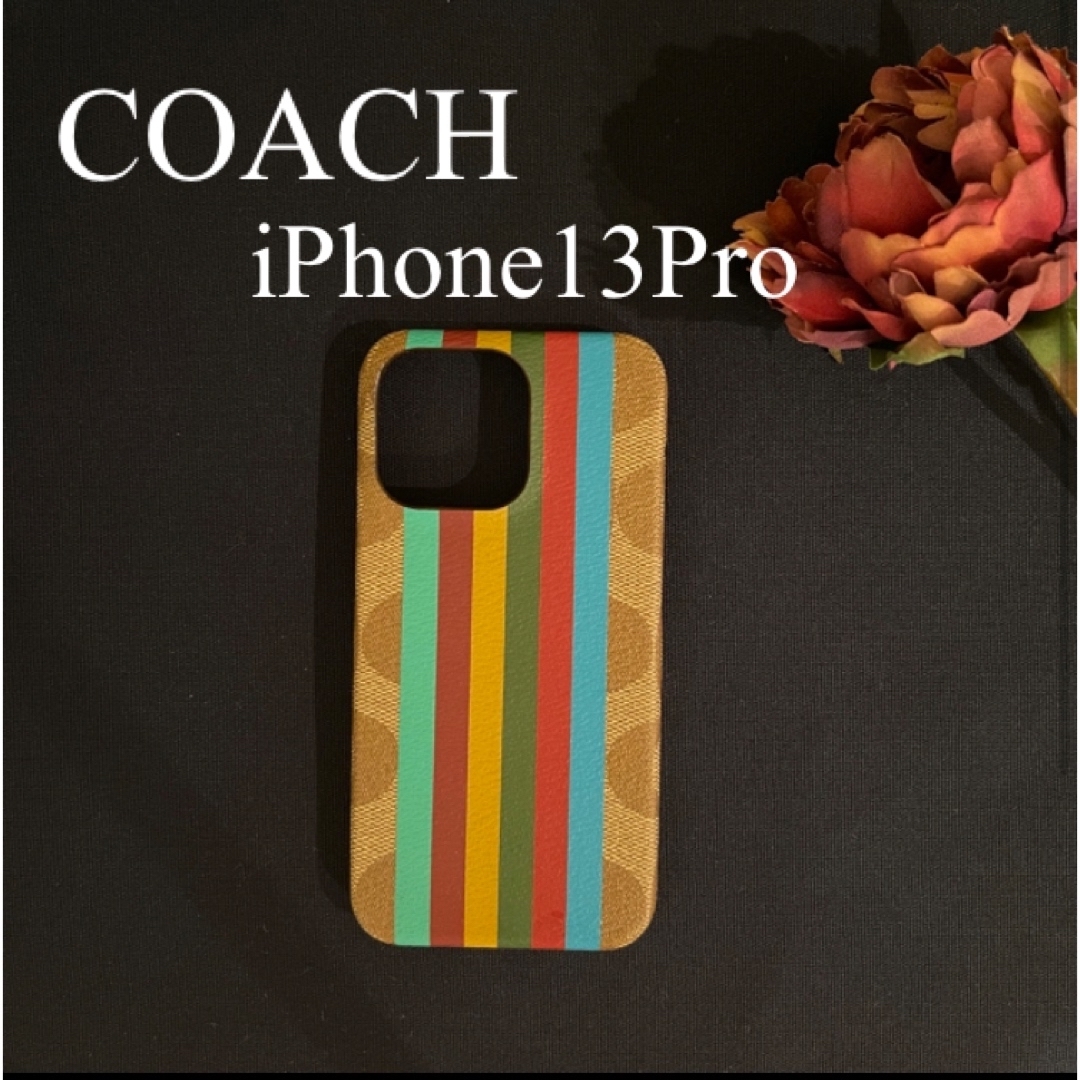 スマホアクセサリーCOACH★コーチ iPhone13Pro ケース