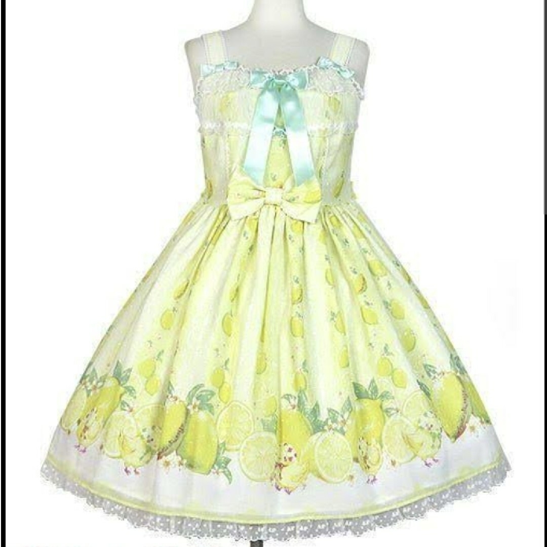 Angelic Pretty　Fruity Lemon　ジャンパースカートワンピース