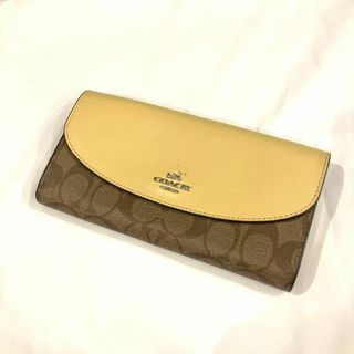 コーチ(COACH) シグネチャー 財布(レディース)(イエロー/黄色系)の
