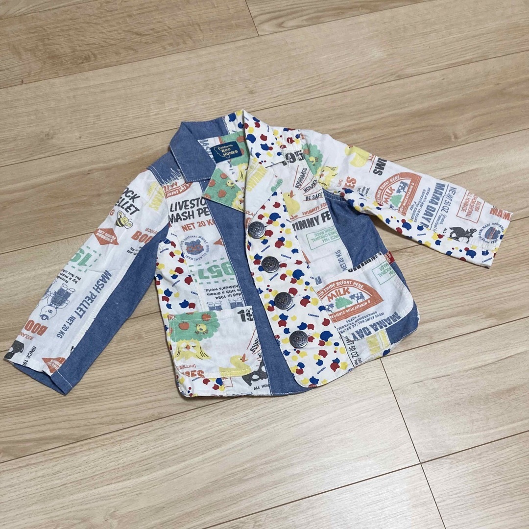 SUPER BOO HOMES(スーパーブーホームズ)のブーホームズ　薄手ジャケット キッズ/ベビー/マタニティのキッズ服男の子用(90cm~)(ジャケット/上着)の商品写真