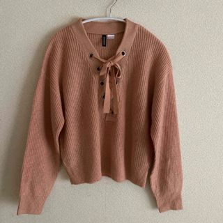 エイチアンドエム(H&M)のH&M エイチアンドエム ♡ 編み上げ  ニット セーター(ニット/セーター)