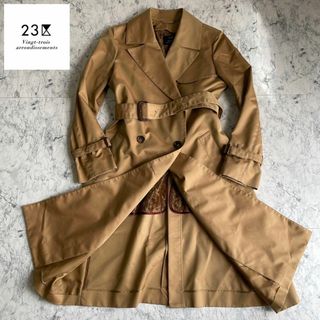 美品✨希少サイズ メンズコート アウター キルティング裏地 金ボタン 3XL