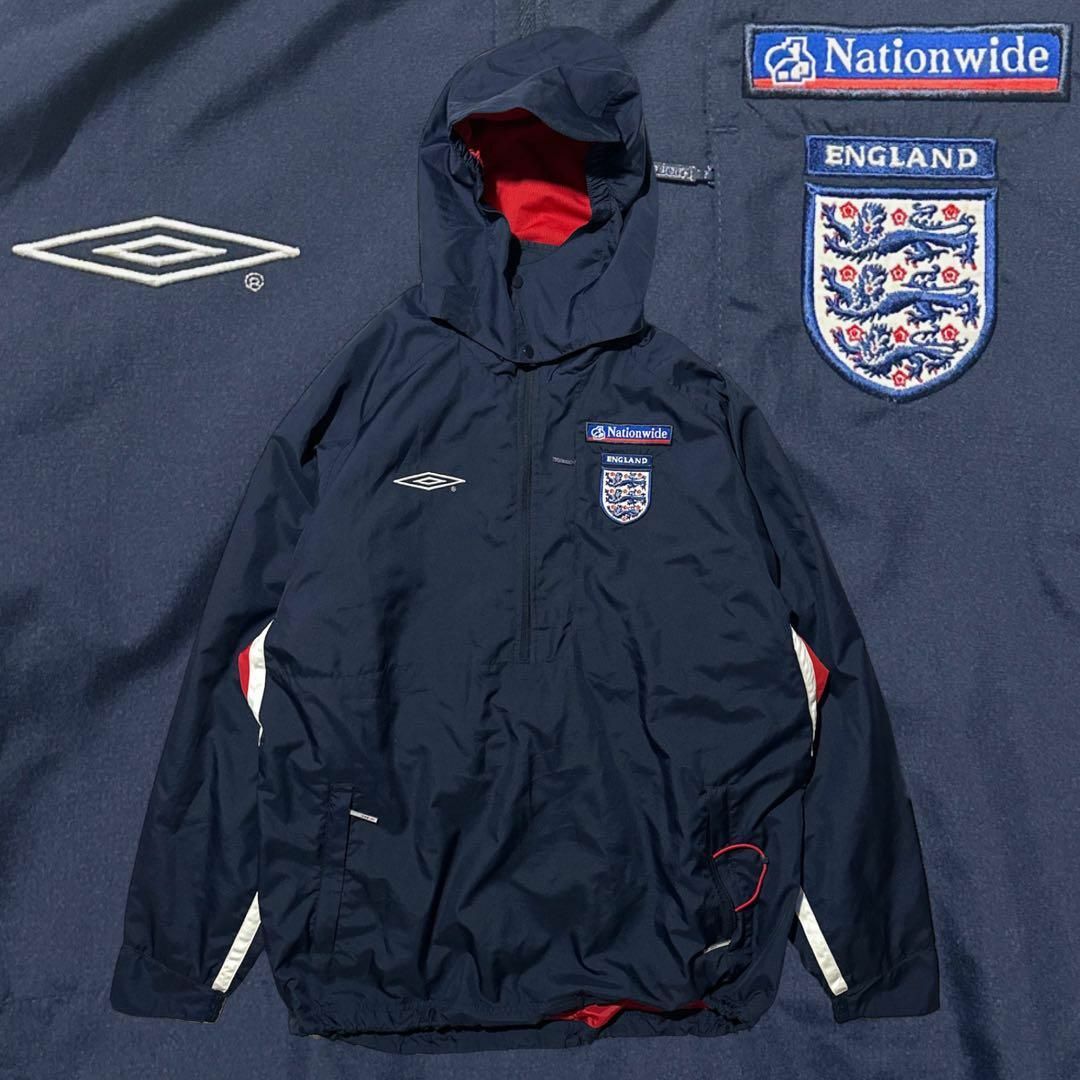 UMBRO アンブロ イングランド ハーフジップ ジャケット ウインド