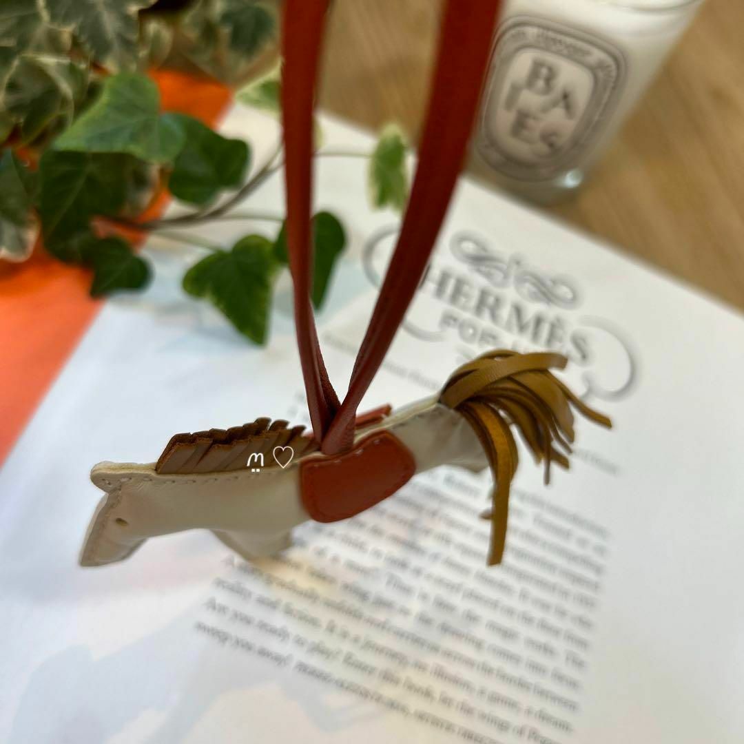 HERMES エルメス ロデオチャームPM クレ バッグチャーム ホースモチーフ