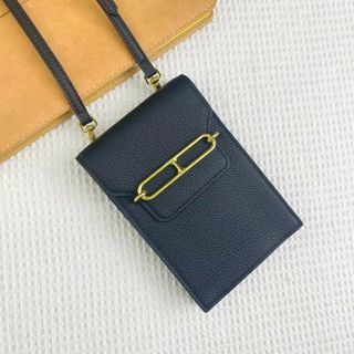 新品級 入手困難★FENDI ショルダーバッグ ボックス型 オールレザー ポーチ