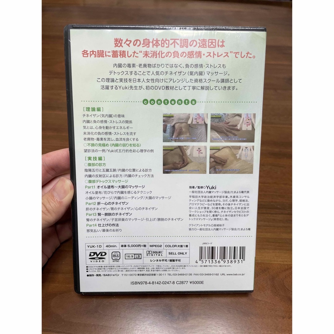 【匿名配送】チネイザン入門　セルフチネイザン　DVD エンタメ/ホビーのDVD/ブルーレイ(趣味/実用)の商品写真