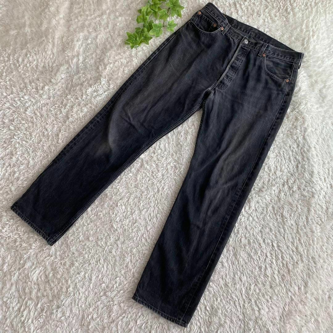Levi's - 90s リーバイス 501XX ブラックデニム 後染め サルファ USA製