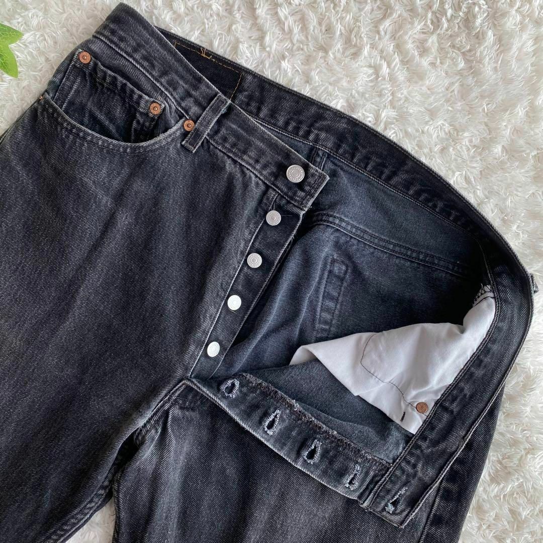 Levi's - 90s リーバイス 501XX ブラックデニム 後染め サルファ USA製
