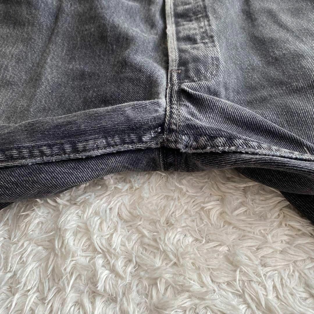 Levi's - 90s リーバイス 501XX ブラックデニム 後染め サルファ USA製
