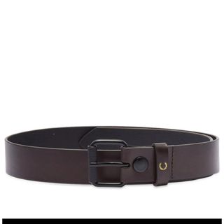 フレッドペリー(FRED PERRY)のBurnished Leather Belt茶　ラッピング付き(ベルト)