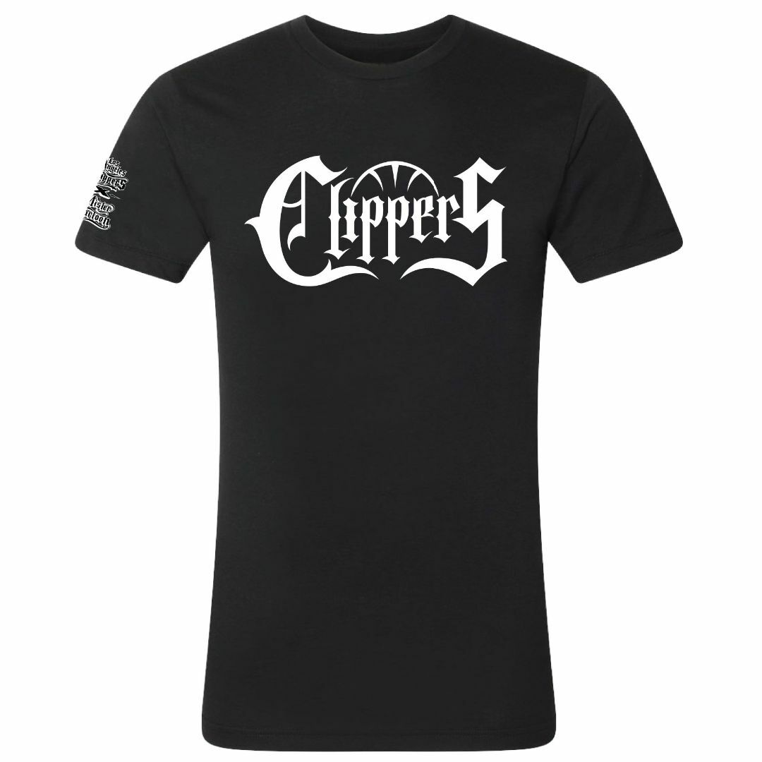 Mr Cartoon LA CLIPPERS SCRIPT TEE Tシャツ 黒