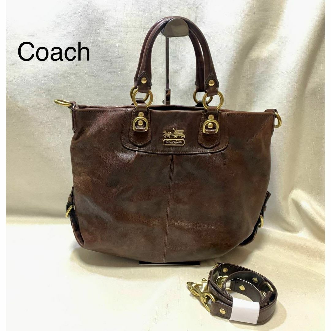 COACH(コーチ)のcoach コーチ マディソンジュリアンレザー12935P WAYハンドバッグ レディースのバッグ(ショルダーバッグ)の商品写真