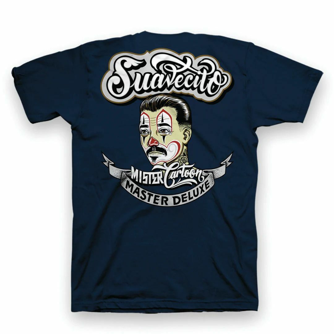 MR CARTOON SUAVECITO CLOWN TEE NAVY M 紺