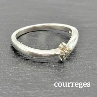 courreges  k18  SILVER950コンビリング　9号