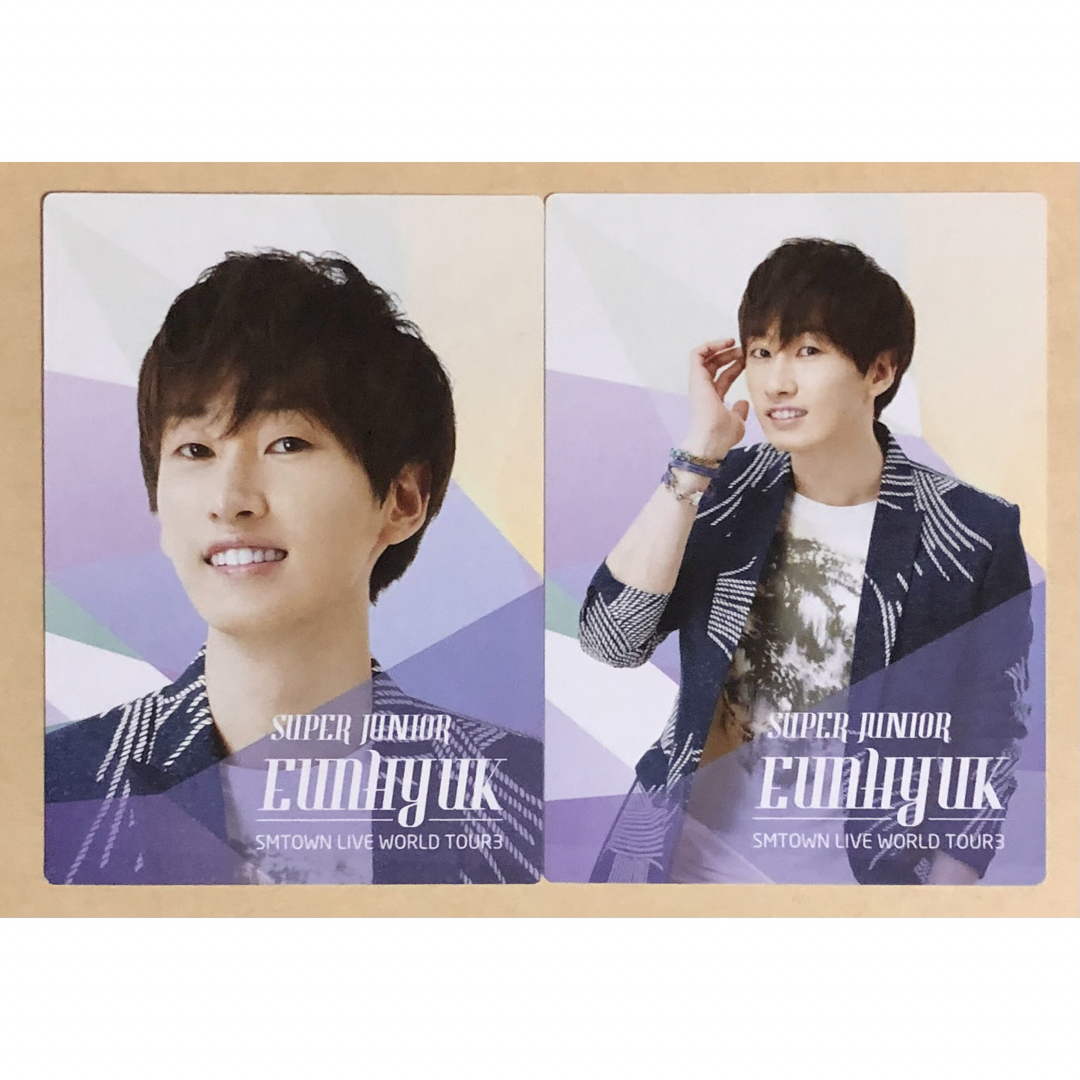 SUPER JUNIOR ウニョク ヒョク EUNHYUK SMT トレカ 2枚 | フリマアプリ ラクマ