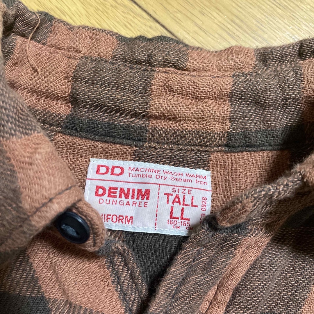 DENIM DUNGAREE(デニムダンガリー)のデニム＆ダンガリー ブロックチェックシャツ レディースのトップス(シャツ/ブラウス(長袖/七分))の商品写真