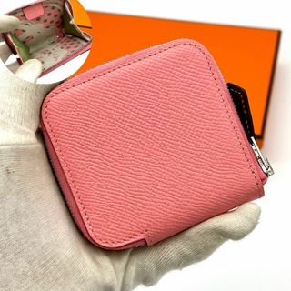 希少✨HERMES エルメス　長財布　シルクイン　クラシック　ローズ　直営店購入