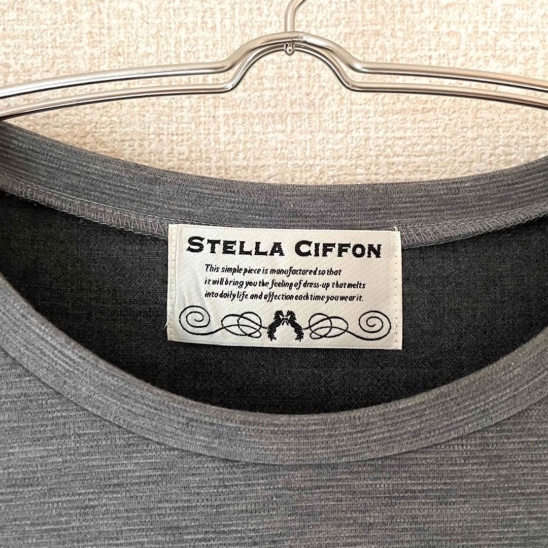 【美品】STELLA CIFFON★パフスリーブワンピース 2