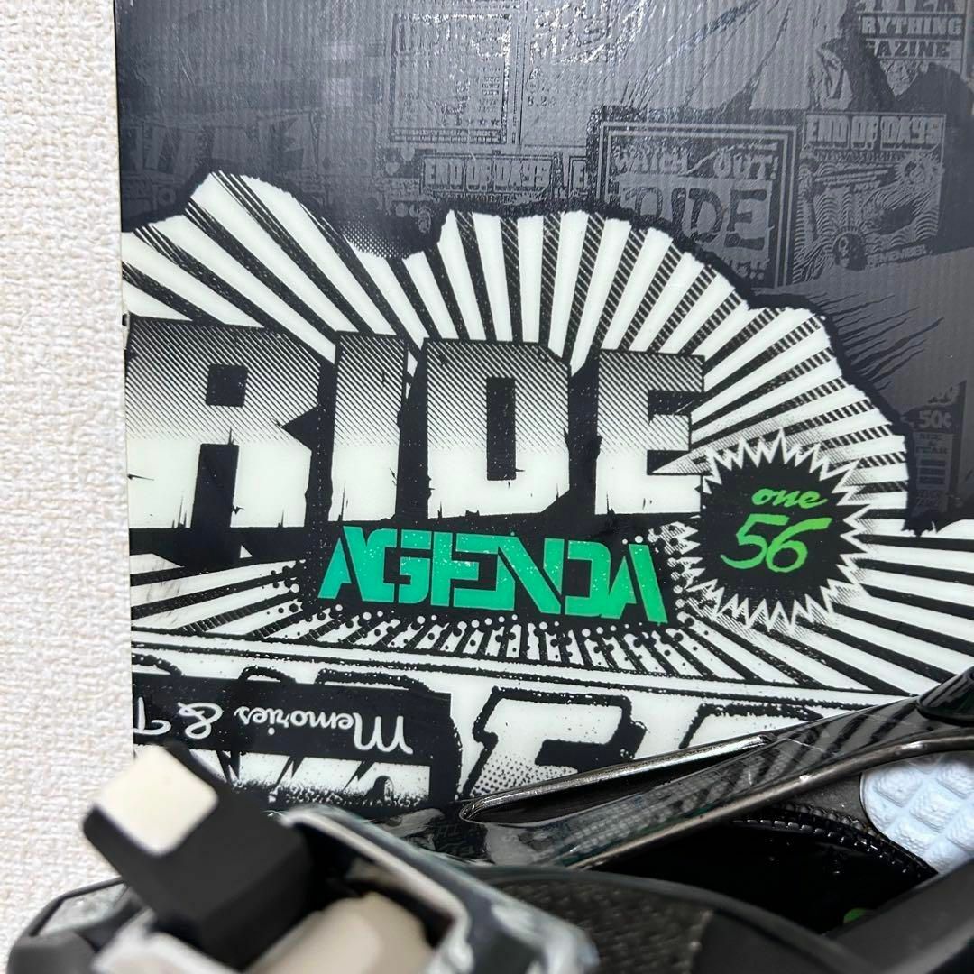 RIDE AGENDA 156cm & LX-SERIESバインディング