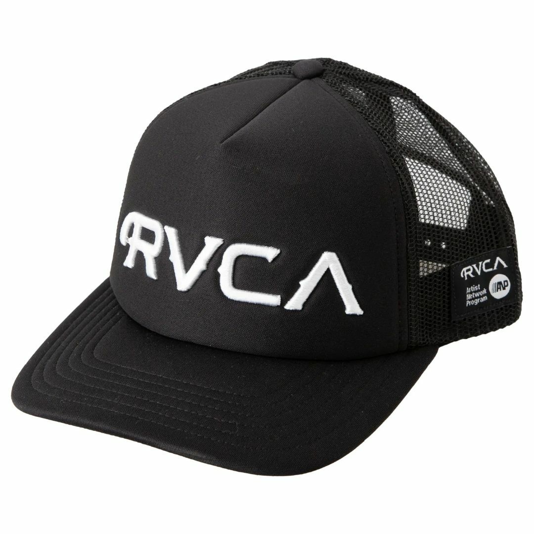 Mr CARTOON RVCA 5PANEL TRUCKER HAT CAP 黒