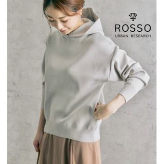 アーバンリサーチロッソ(URBAN RESEARCH ROSSO)のURBAN RESEARCH ROSSO チュニックニットボリュームパーカー(パーカー)