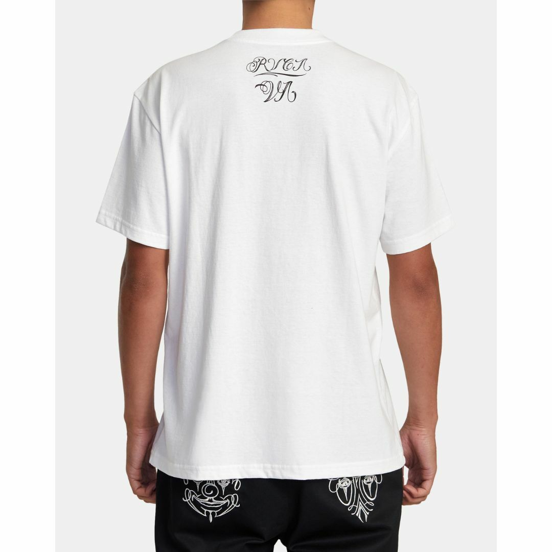 Mr CARTOON RVCA BALANCE CLOWNS TEE WHITE 5