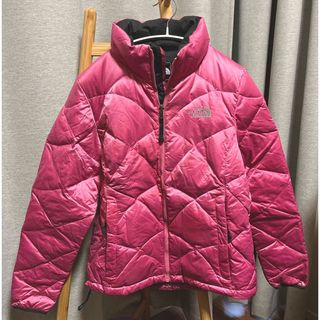 ノースフェイス(THE NORTH FACE) ダウンジャケット（ピンク/桃色系）の