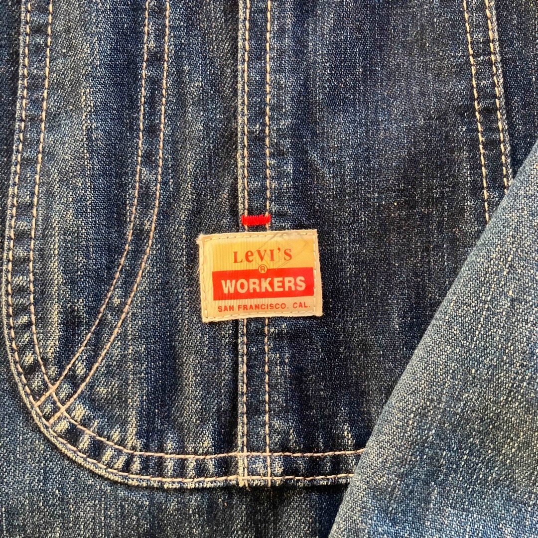 【即日発送】90s Levi’s リーバイス 香港製 カバーオール 復刻 希少品