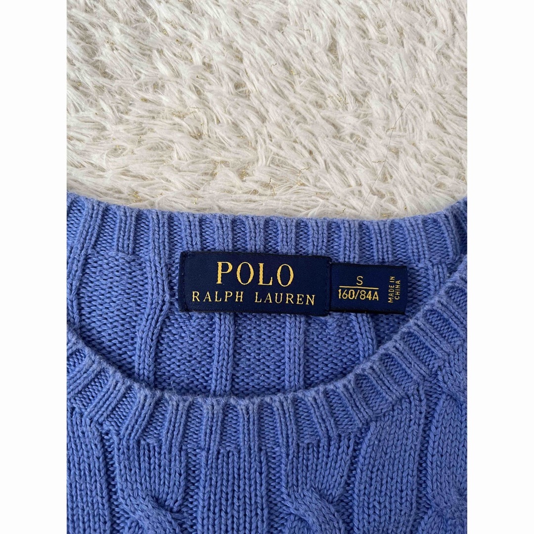 POLO RALPH LAUREN(ポロラルフローレン)のポロ　ラルフローレン　ニット　セーター　トップス　ケーブル　コットン　人気　完売 レディースのトップス(ニット/セーター)の商品写真