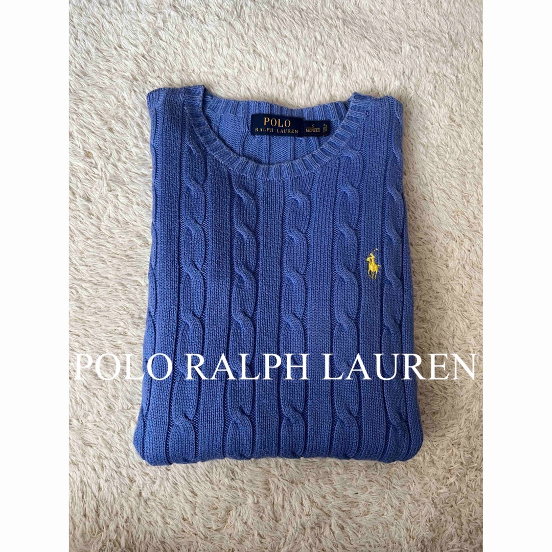 POLO RALPH LAUREN(ポロラルフローレン)のポロ　ラルフローレン　ニット　セーター　トップス　ケーブル　コットン　人気　完売 レディースのトップス(ニット/セーター)の商品写真