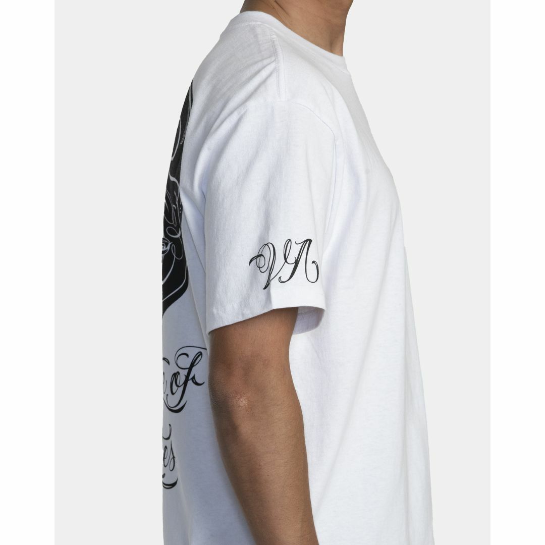 Mr CARTOON RVCA YIN YANG TEE WHITE 白 陰陽-