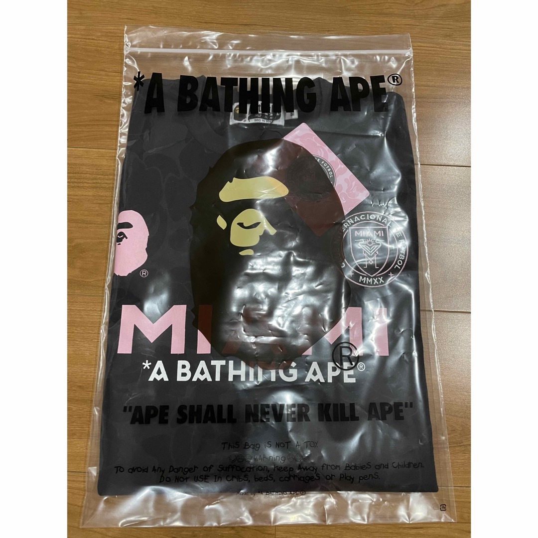A BATHING APE - BAPE X INTER MIAMI CF CAMO TEE の通販 by QH521｜ア ...
