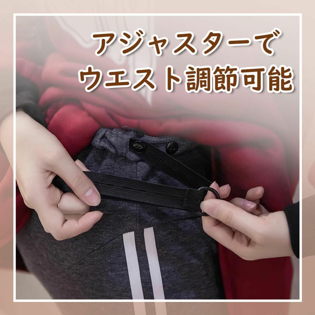 マタニティパンツ レギンス ヨガ ダークグレー 2XL アジャスター 韓国 新品 キッズ/ベビー/マタニティのマタニティ(マタニティタイツ/レギンス)の商品写真