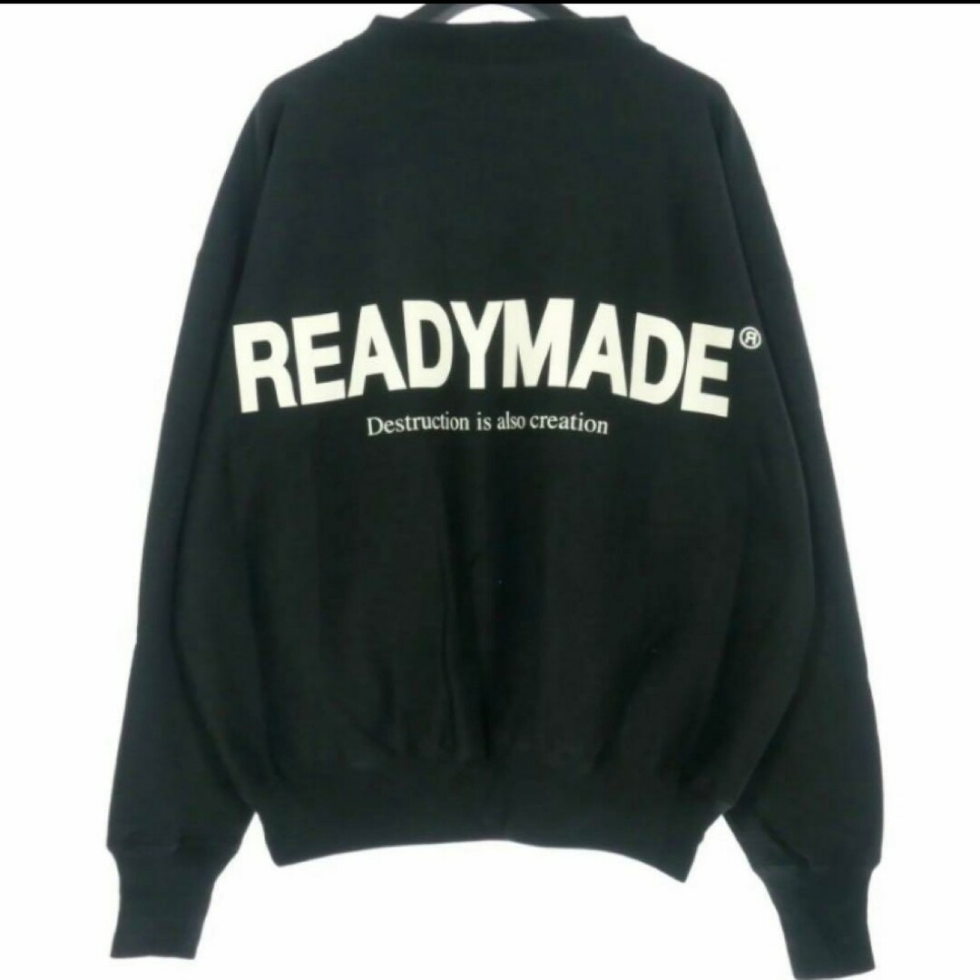 READYMADE - READYMADE M-NECK SWT SMILE/BLACK XLの通販 by