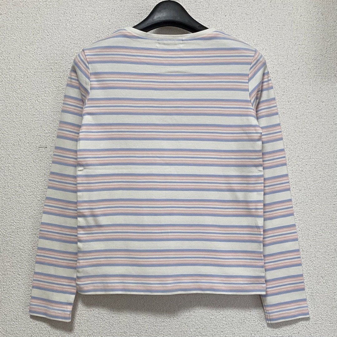 Lindsay(リンジィ)の【Lindsay】美品 ボーダー 長袖 綿100%  150 160 キッズ/ベビー/マタニティのキッズ服女の子用(90cm~)(Tシャツ/カットソー)の商品写真