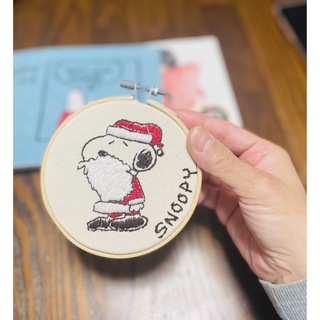 クリスマス刺繍（完成品）(雑貨)
