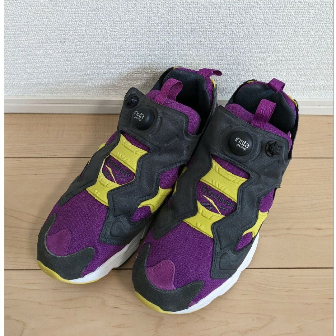 28 良品 Reebok INSTAPUMP FURY OG 紫 黄 黒