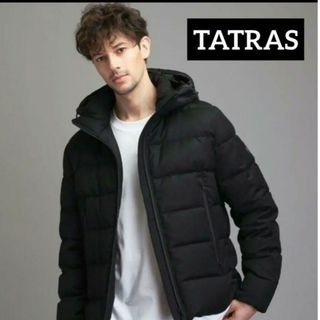 タトラス(TATRAS)の【美品、L、14万】タトラス アゴルド ダウンジャケット ブラック(ダウンジャケット)