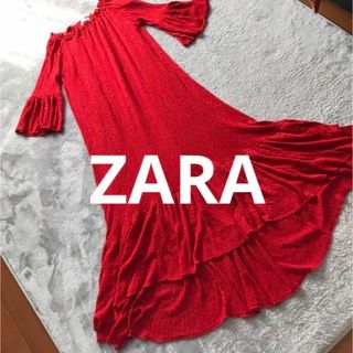ザラ クリスマス マキシワンピース/ロングワンピース(レディース)の