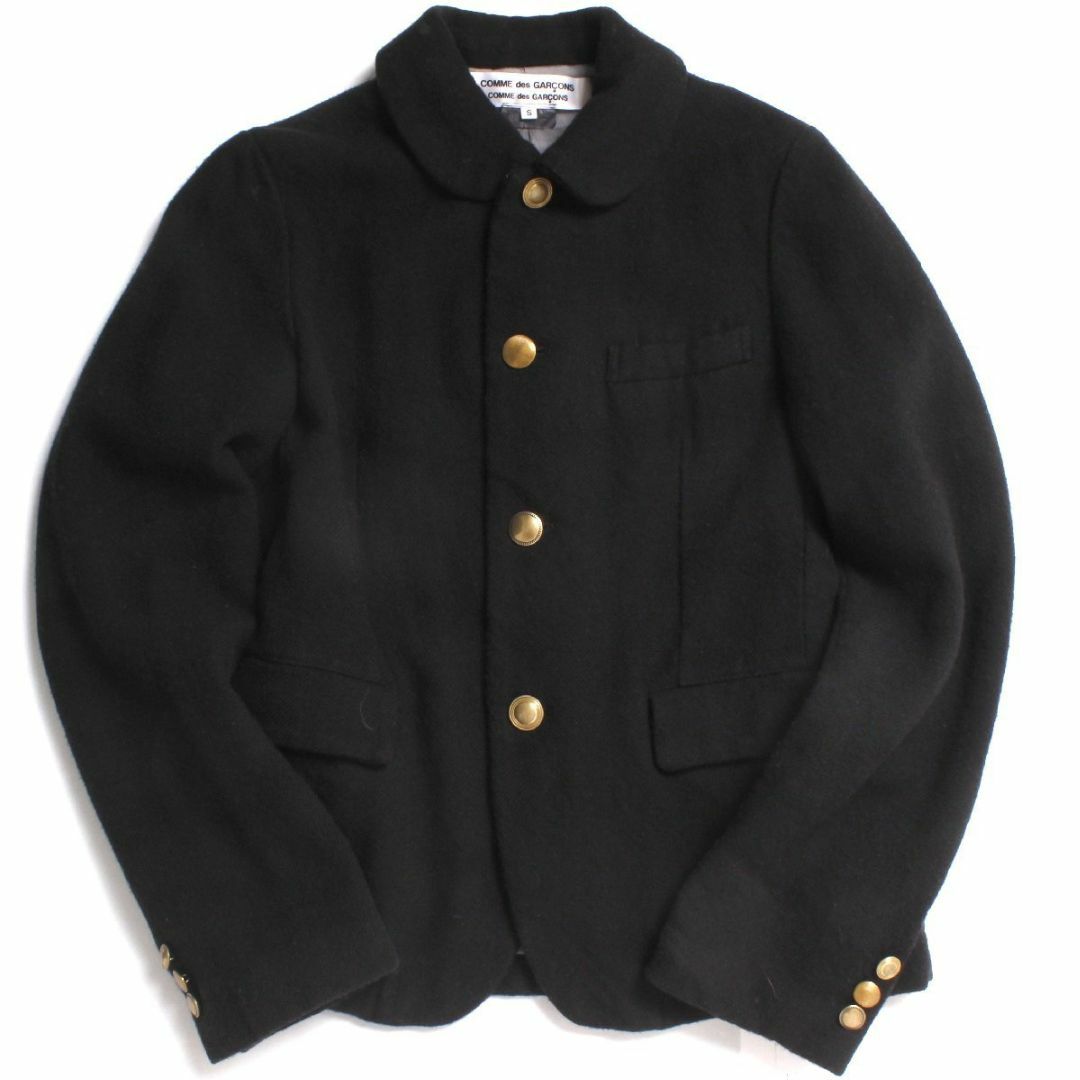 コムコム丸襟ジャケット黒色L   AD2014  新品・未使用