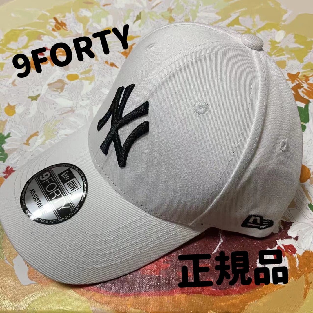 NEWERA ニューエラ 9FORTY ニューヨーク・ヤンキース ホワイト | フリマアプリ ラクマ