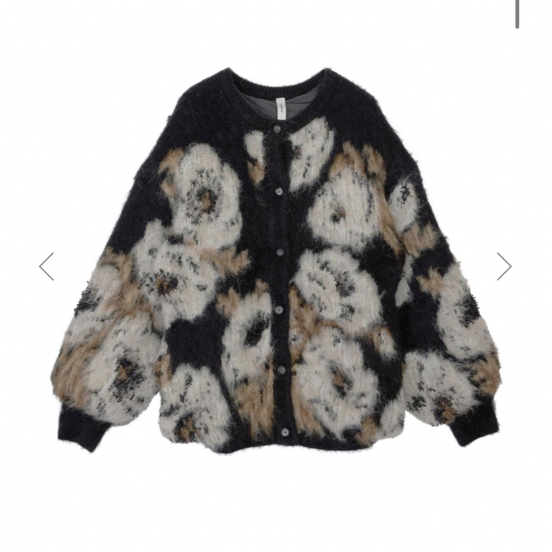 Ameri VINTAGE(アメリヴィンテージ)のVERONICA JACQUARD KNIT CARDIGAN レディースのトップス(カーディガン)の商品写真