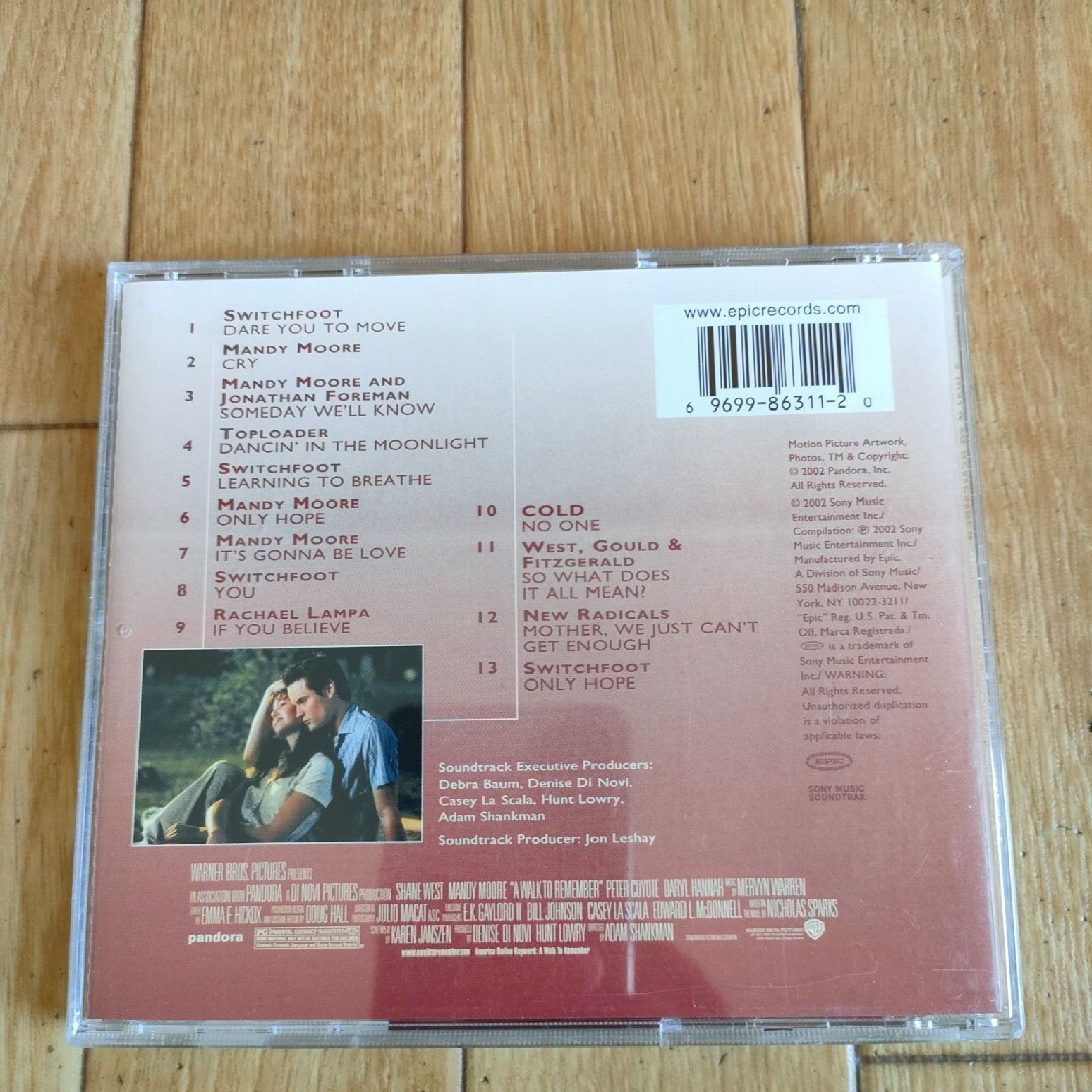 US盤 廃盤 ウォーク・トゥ・リメンバー サウンドトラック OST エンタメ/ホビーのCD(映画音楽)の商品写真