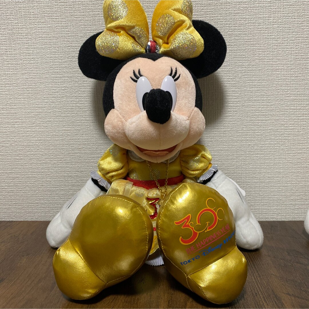 Disney(ディズニー)のミッキー＆ミニー　ぬいぐるみ　ディズニー30周年 エンタメ/ホビーのおもちゃ/ぬいぐるみ(キャラクターグッズ)の商品写真